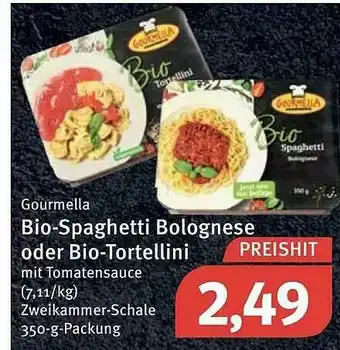 Feneberg Gourmella Bio-spaghetti Bolognese Oder Bio-tortellini Angebot