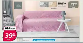 NETTO Dekorado Wohnteppich „splendor” Oder Sofaüberwurf Angebot