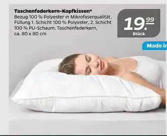 NETTO Taschenfederkern-kopfkissen Angebot