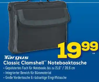 Euronics Targus Classic Clamshell Notebooktasche Angebot