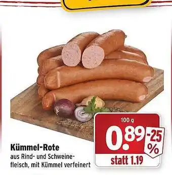 Wasgau Kümmel Rote Angebot