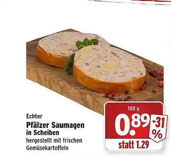 Wasgau Pfälzer Saumagen in Scheiben Angebot