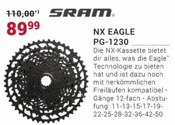 Fahrrad XXL Sram NX Eagle PG 1230 Angebot