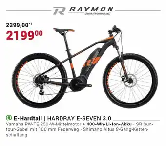 Fahrrad XXL Raymon E-Hardtail Hardray E-Seven 3.0 Angebot