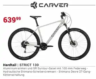 Fahrrad XXL Carver Hardtail Strict 130 Angebot