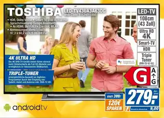 HEM Expert Toshiba LED TV43UA3A63DG Angebot