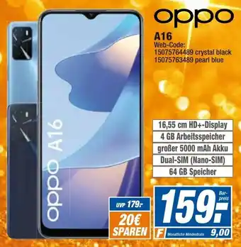 HEM Expert Oppo A16 Angebot