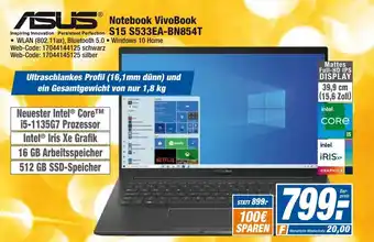 HEM Expert Asus Notebook VivoBook S15 S533EA-BN854T Angebot