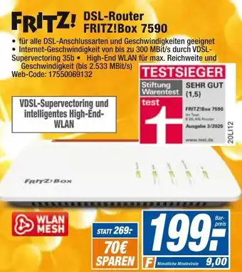 HEM Expert DSL Router FRITZ! Box 7590 Angebot