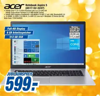 expert Octomedia Acer Notebook Aspire 5 (A517-52-3247) Angebot