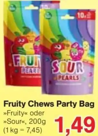 Jawoll Fruity Chews Party Bag 200 g Angebot