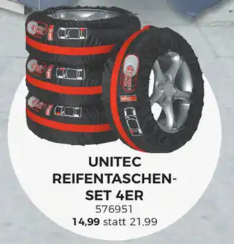 BBM Baumarkt Unitec Reifentaschen Set 4er Angebot