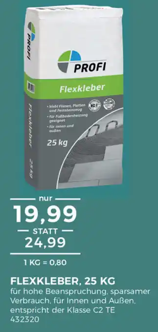 BBM Baumarkt Flexkleber 25kg Angebot