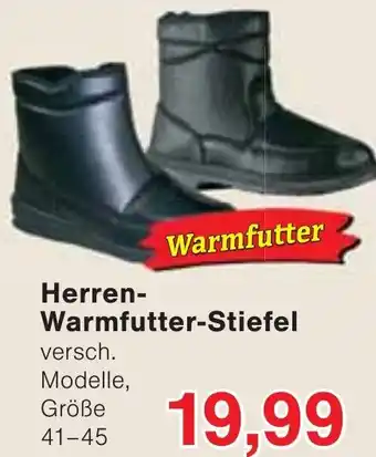 Wiglo Wunderland Herren Warmfutter-Stiefel Angebot