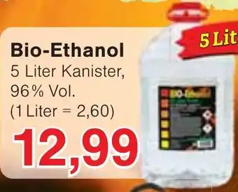 Wiglo Wunderland Bio-Ethanol 5 Liter Kanister Angebot