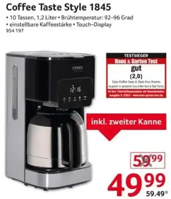 Selgros Caso Coffee Taste Style 1845 Angebot