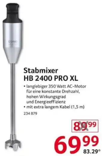 Selgros Caso Stabmixer HB 2400 PRO XL Angebot