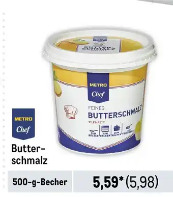 METRO METRO Chef Butterschmalz 500g Angebot