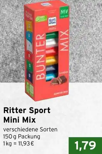 CAP Markt Ritter Sport Mini Mix 150 g Packung Angebot