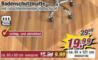 Poco Bodenschutzmatte Angebot