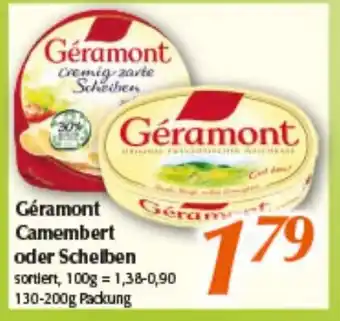 inkoop Géramont Camembert oder Scheiben 130-200g Angebot