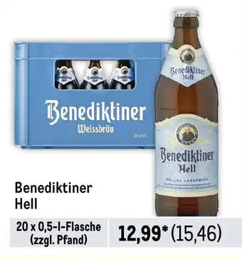 METRO Benediktiner Hell 20*500ml Angebot