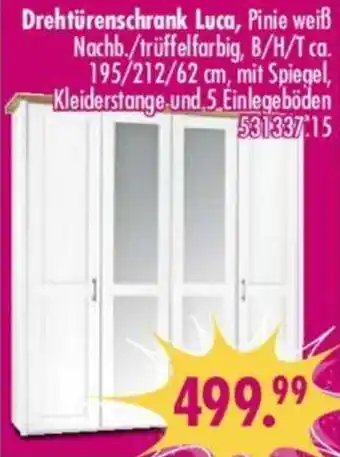 Möbel Boss Drehtürenschrank Luca Angebot