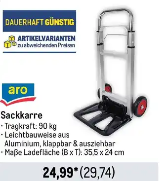 METRO aro Sackkarre • Tragkraft: 90 kg Angebot