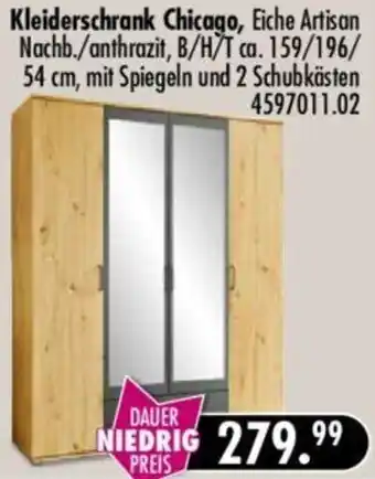 Möbel Boss Kleiderschrank Chicago Angebot
