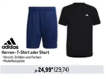 METRO adidas Herren- T-Shirt oder Short Angebot