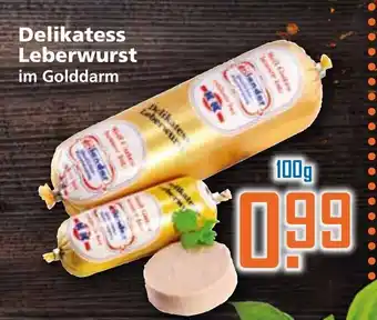 Klaas und Kock Delikatess Leberwurst 100g Angebot