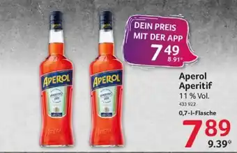 Selgros Aperol Aperitif 11 % Vol. 0,7-1-Flasche Angebot