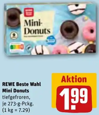 REWE REWE Beste Wahl Mini Donuts 273 g Pckg. Angebot