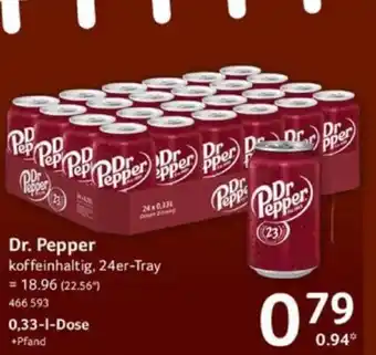 Selgros Dr. Pepper 0,33-1-Dose Angebot