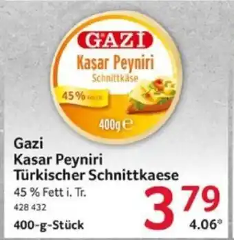 Selgros Gazi Kasar Peyniri Türkischer Schnittkaese 400-g-Stück Angebot