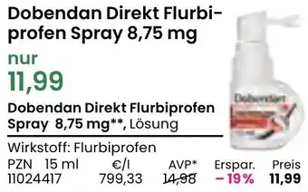 REWE Dobendan Direkt Flurbiprofen Spray 8,75 mg Angebot