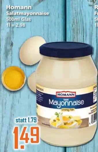 Klaas und Kock Homann Salatmayonnaise 500ml Angebot