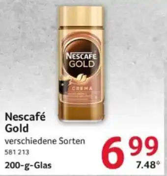 Selgros Nescafé Gold 200-g-Glas Angebot