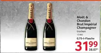 Selgros Moët & Chandon Brut Impérial Champagner trocken 0,75-1-Flasche Angebot