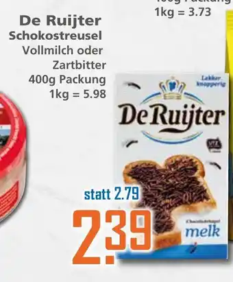 Klaas und Kock De Ruijter Schokostreusel 400g Angebot