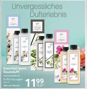 Selgros Essential Ipuro Raumduft verschiedene Duftrichtungen 200-ml-Flasche Angebot