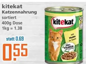 Klaas und Kock Kitekat Katzennahrung 400g Angebot