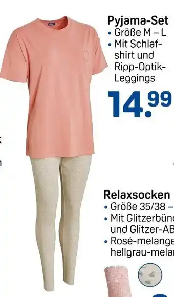 Rossmann Pyjama-Set Größe M - L Angebot