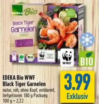 diska Edeka Bio WWF Black Tiger Garnelen 180g Angebot