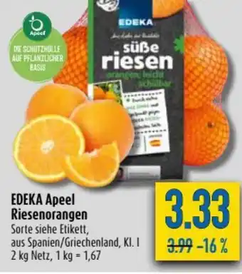 diska Edeka Apeel Riesenorangen 2kg Angebot