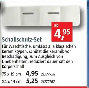 Bauhaus Schallschutz-set Angebot