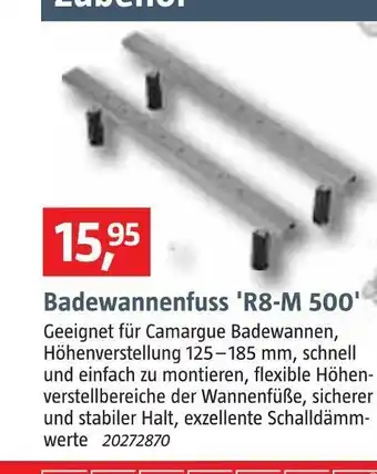 Bauhaus Badewannenfuss 'r8-m 500' Angebot