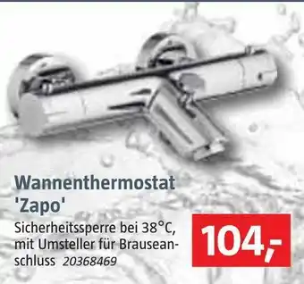 Bauhaus Camargue wannenthermostat 'zapo' Angebot