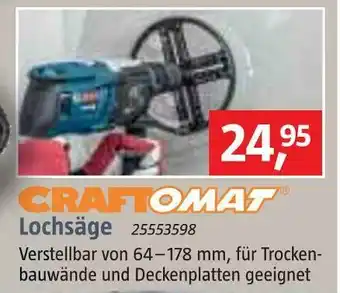 Bauhaus Craftomat lochsäge Angebot