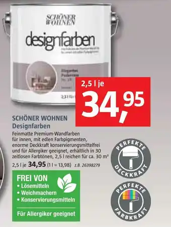 Bauhaus Schöner wohnen designfarben Angebot